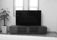 ブラックウォールナットテレビボード