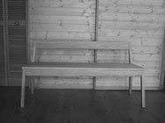 Chair02 ベンチ クルミ