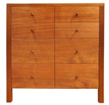 Walnut 8 Drawer